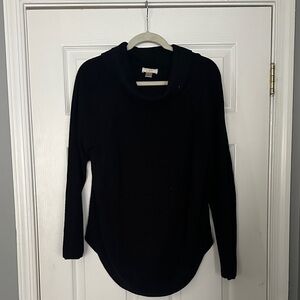 LOFT Long Sleeve Black Sweater